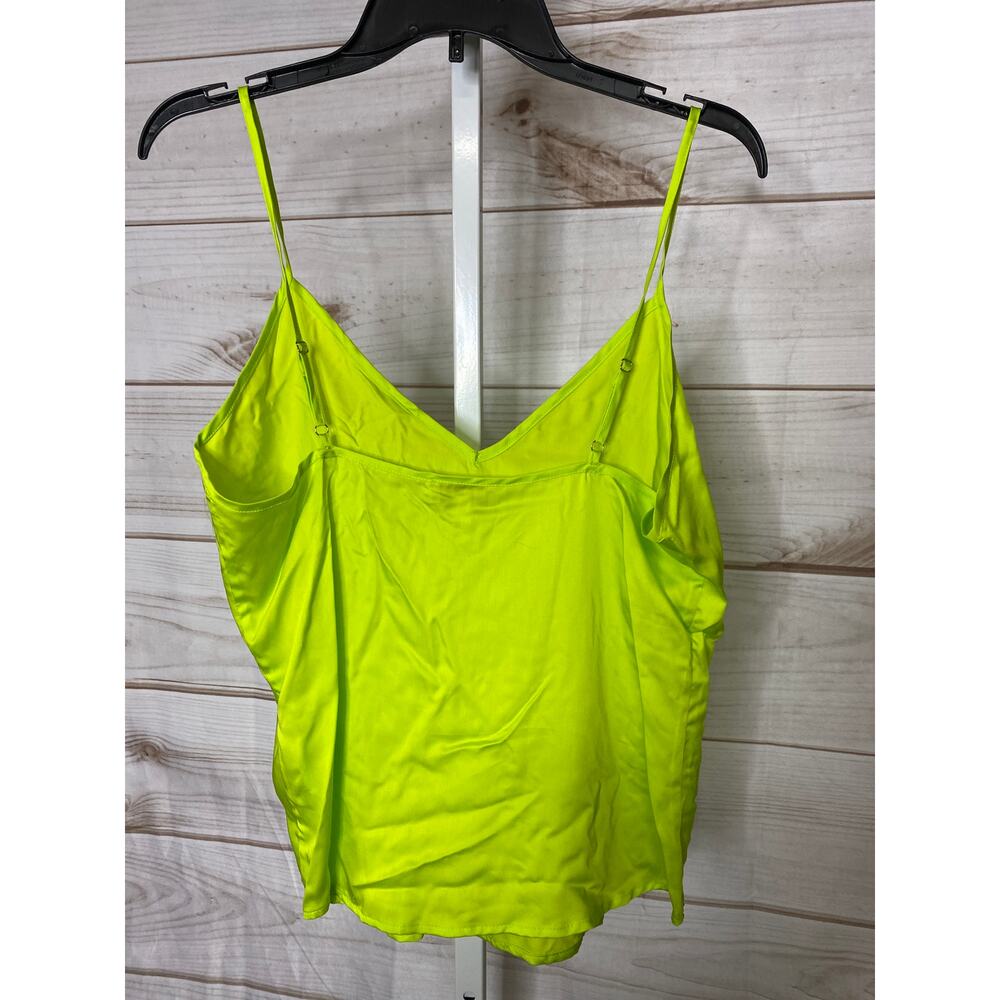Brand New Ettitude Womens Size Small Neon Green Sleeveless Tank Top Shirt Bamboo - Picture 3 of 7